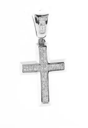 10KW 0.35CTW DIAMOND FANCY CROSS