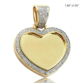 10KY 0.50CTW DIAMOND MICROPAVE HEART SHAPED MEMORY