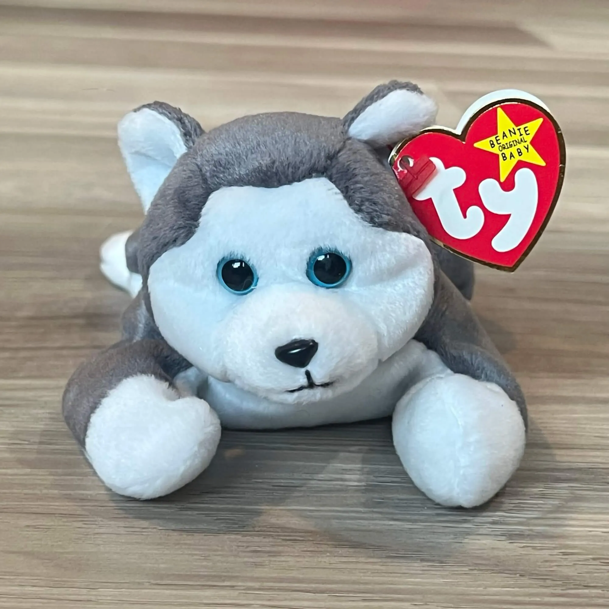 1996 Ty Original Beanie Babies NANOOK the HUSKY DOG, Retired