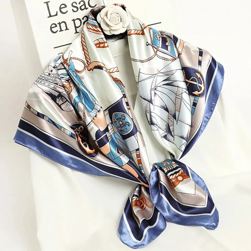 90*90cm Square Silk Scarf