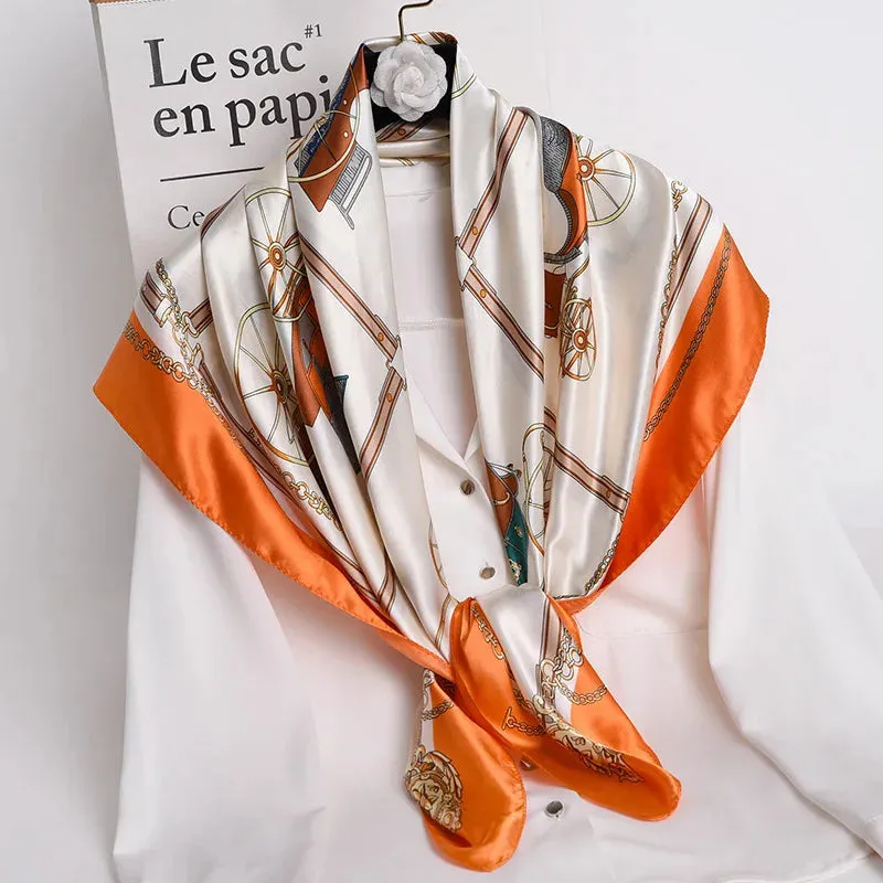 90*90cm Square Silk Scarf