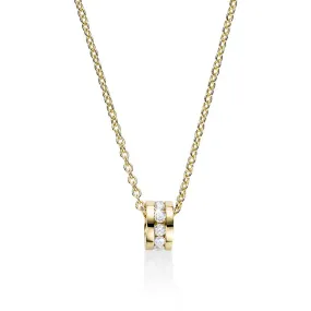 9CT GOLD 0.35CT DIAMOND PENDANT