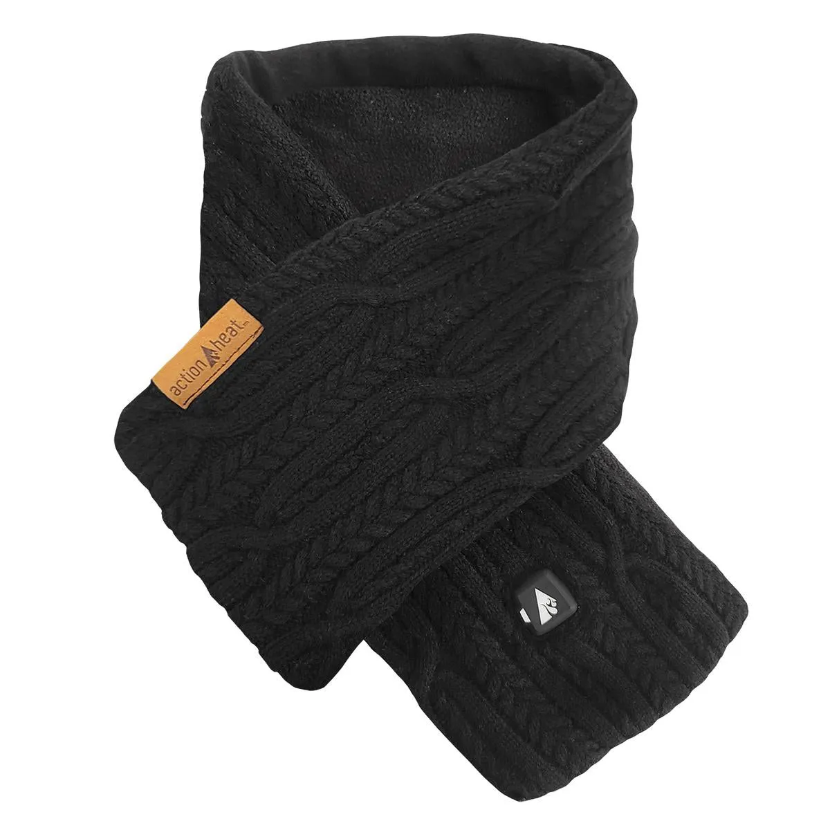 ActionHeat 5V Battery Heated Cable Knit Wrap Scarf