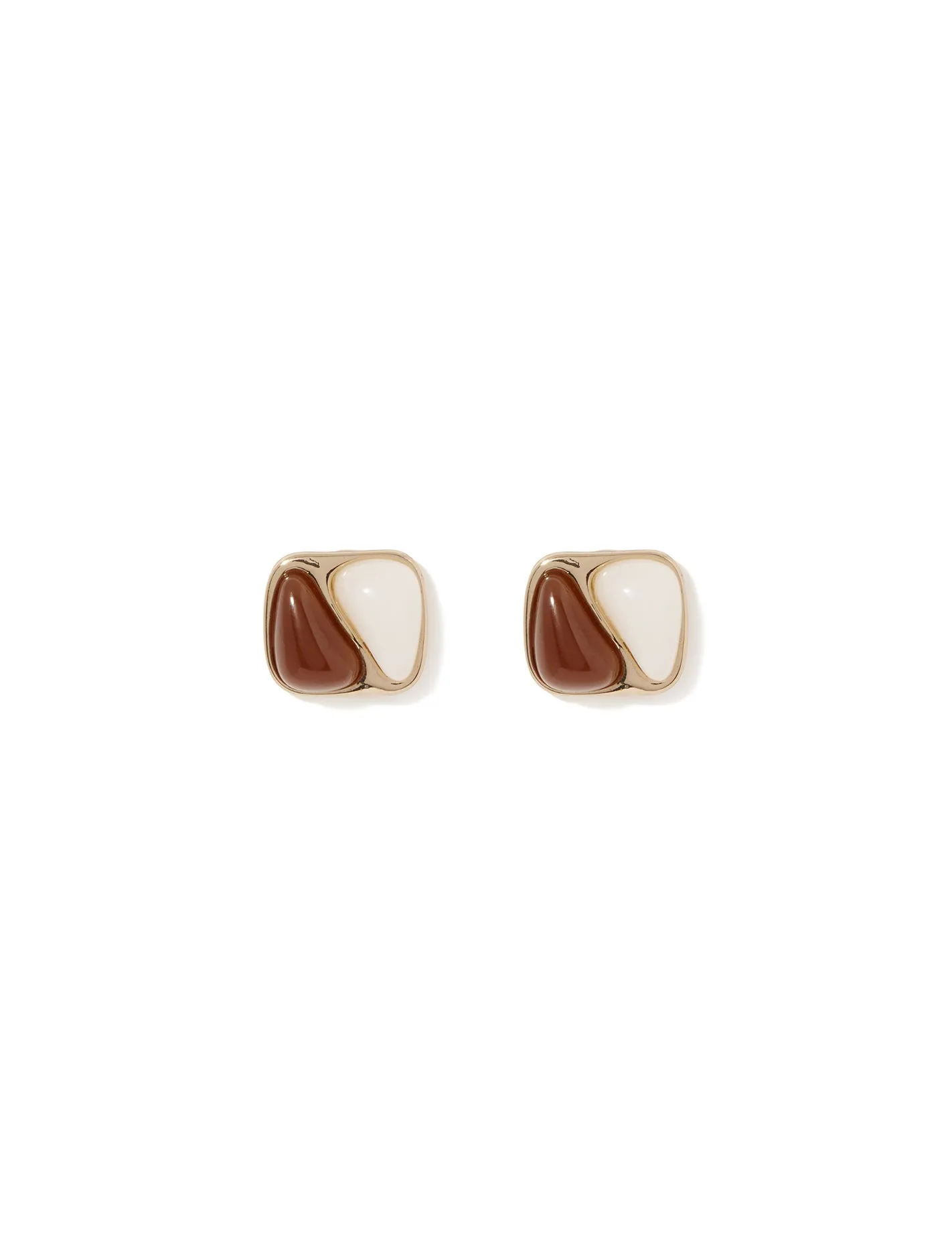 Addison Acrylic Sqaure Stud Earrings