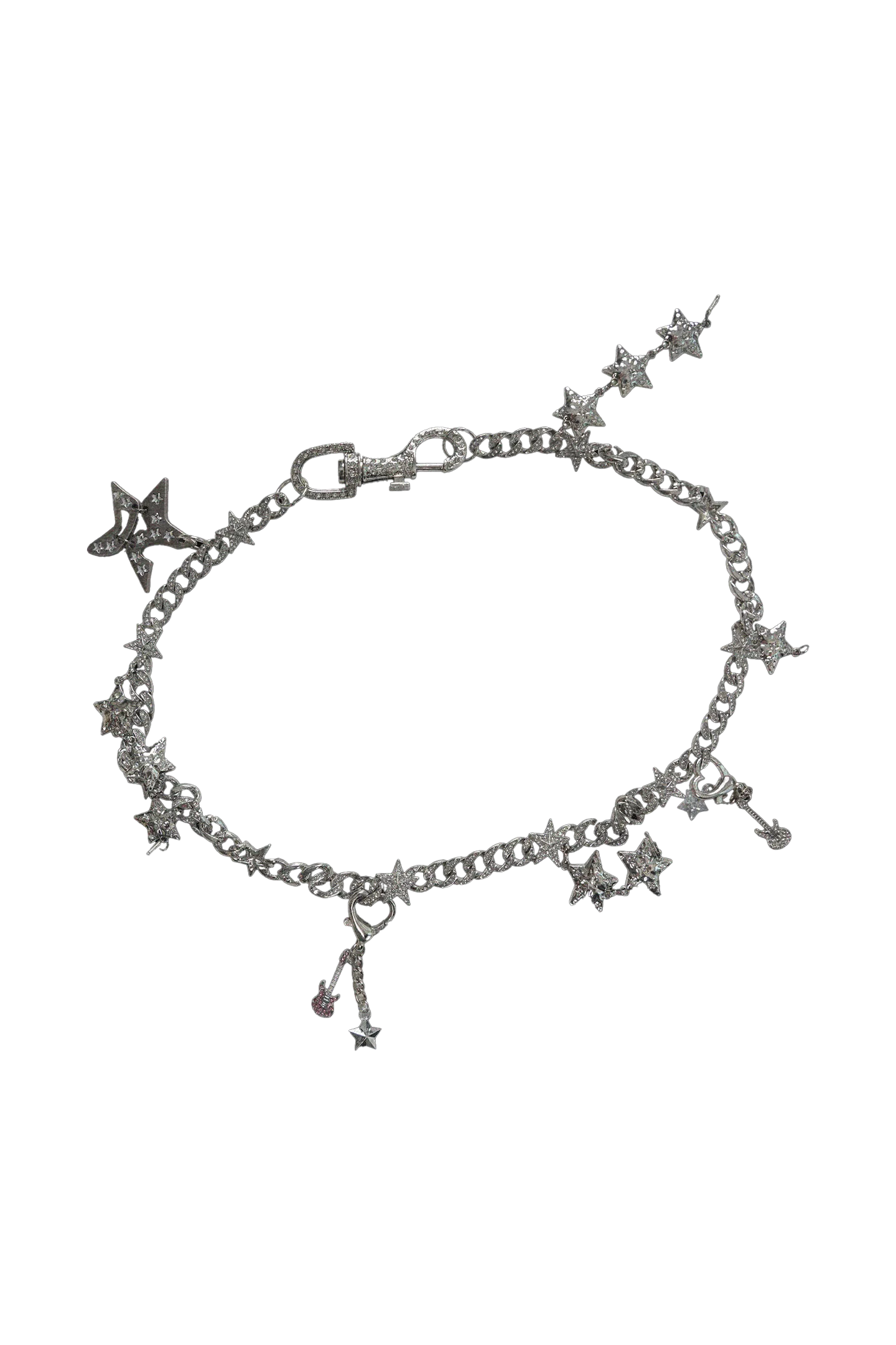 ALL STAR Heavy Rhinestone Star Waist Chain