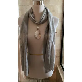 Alluminum Pendent scarf: 3 Colors