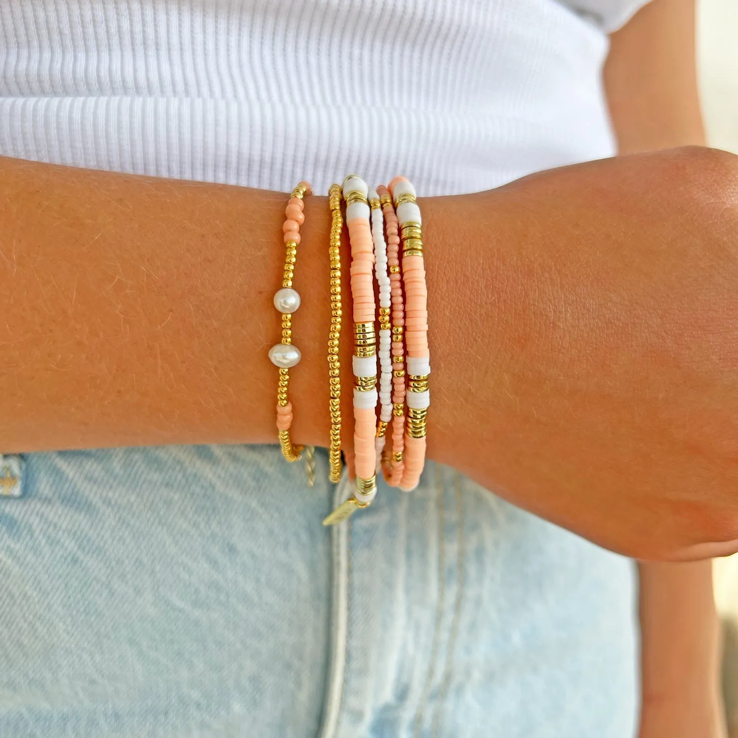 Amari Bracelet - Coral