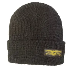 Anti Hero Stock Eagle Label Cuff Beanie - Black