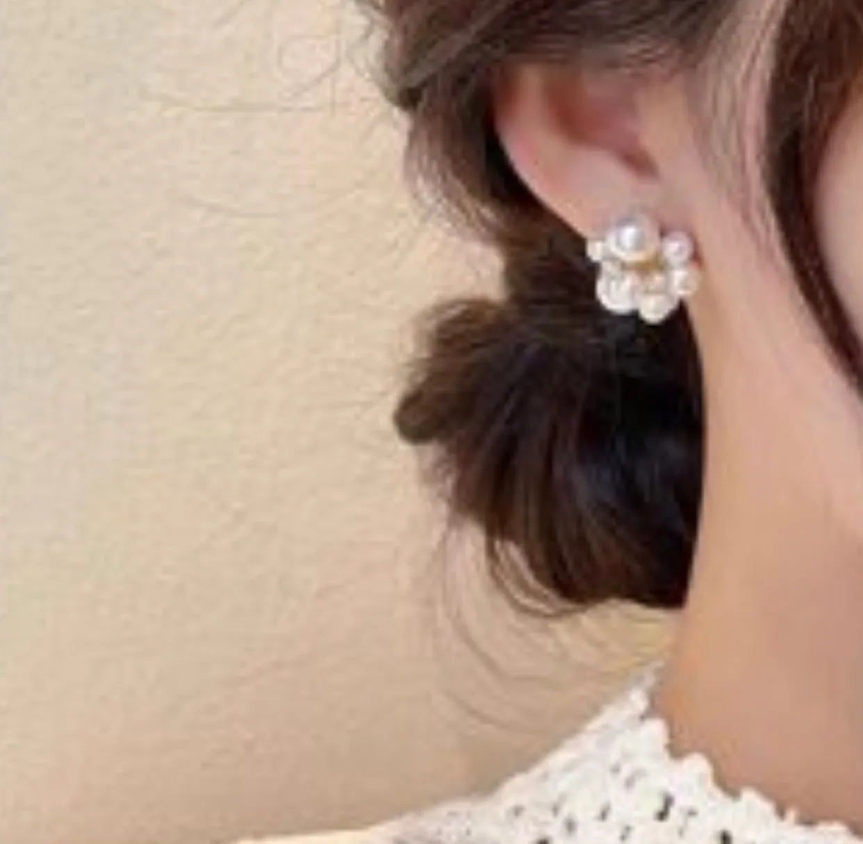 Antonella Pearl Cluster Earrings