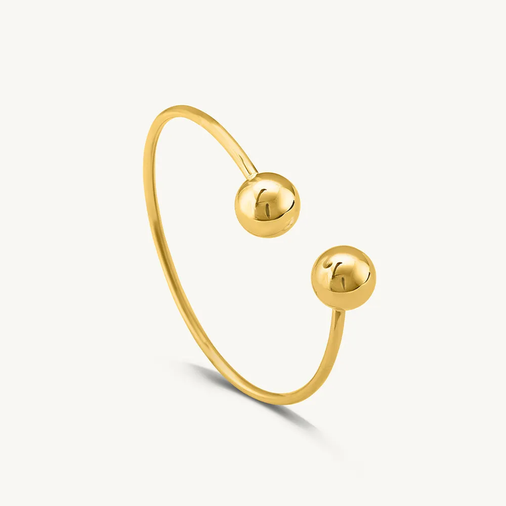 Ball Cuff Bangle Bracelet