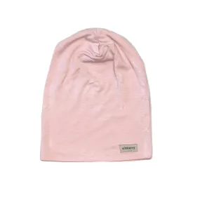 Bamboo Jersey Slouchy Beanie (Teatime Pink)