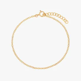 Barely There Chain Anklet Gold