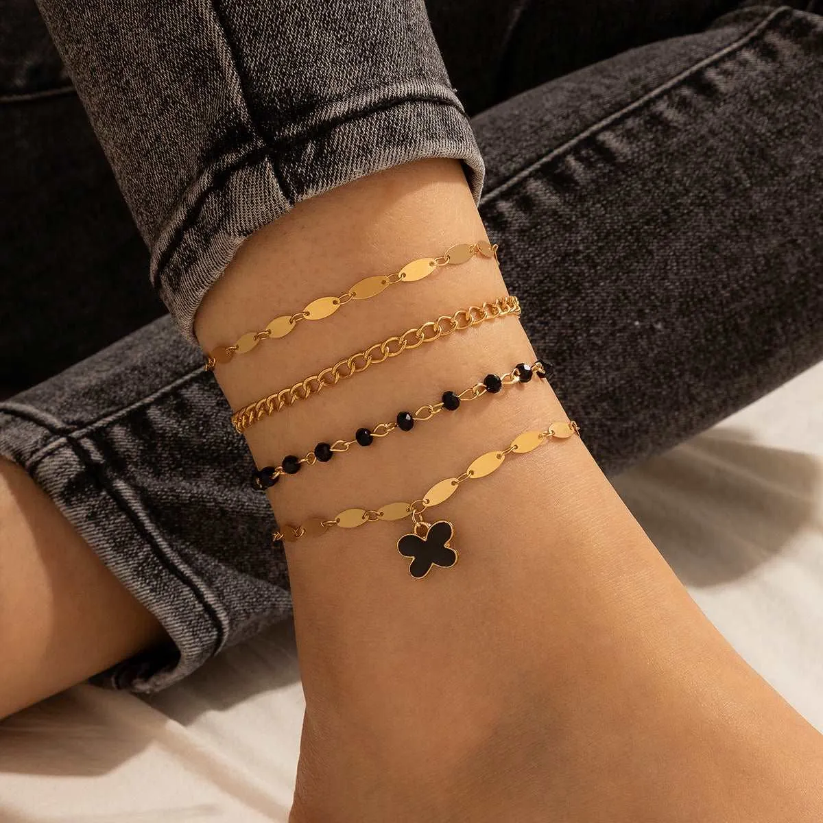 Bohemian Butterfly Anklet