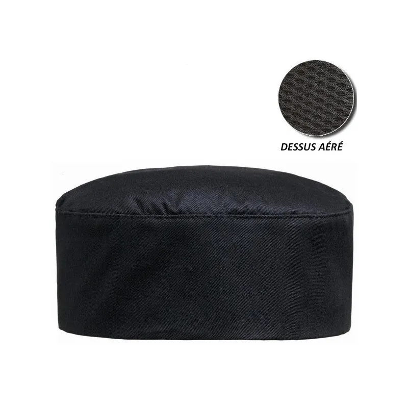 Breathable Black Kitchen Cap - MANELLI