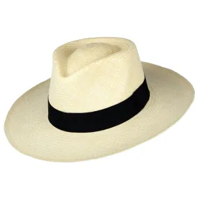 C-Crown Panama Fedora Hat - Natural