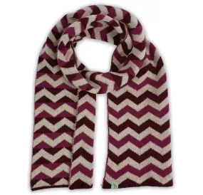 Candy Rock Scarf - Lambswool - Bordeaux Maroon