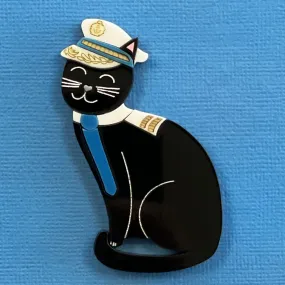 Captain Kitty - Brooch