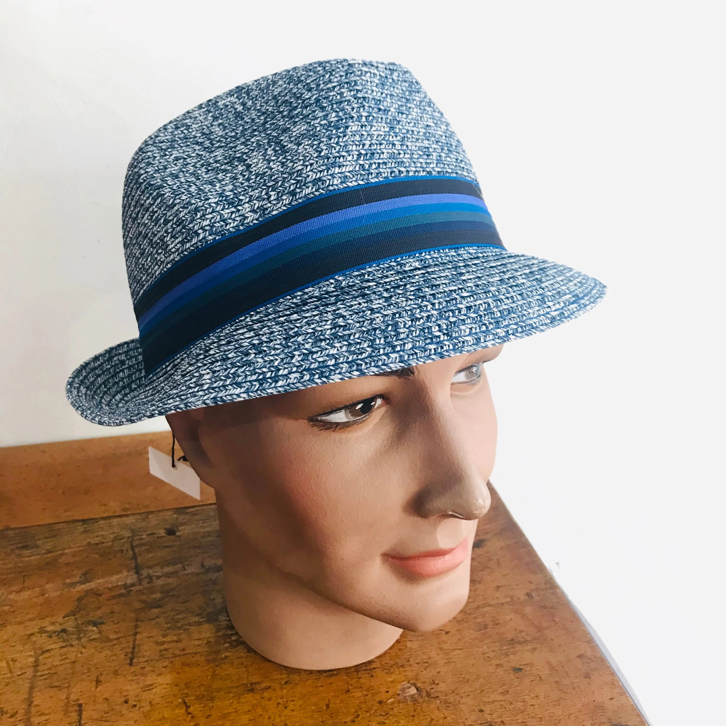 Carlisle - Trilby - Speckled Braid - Blue