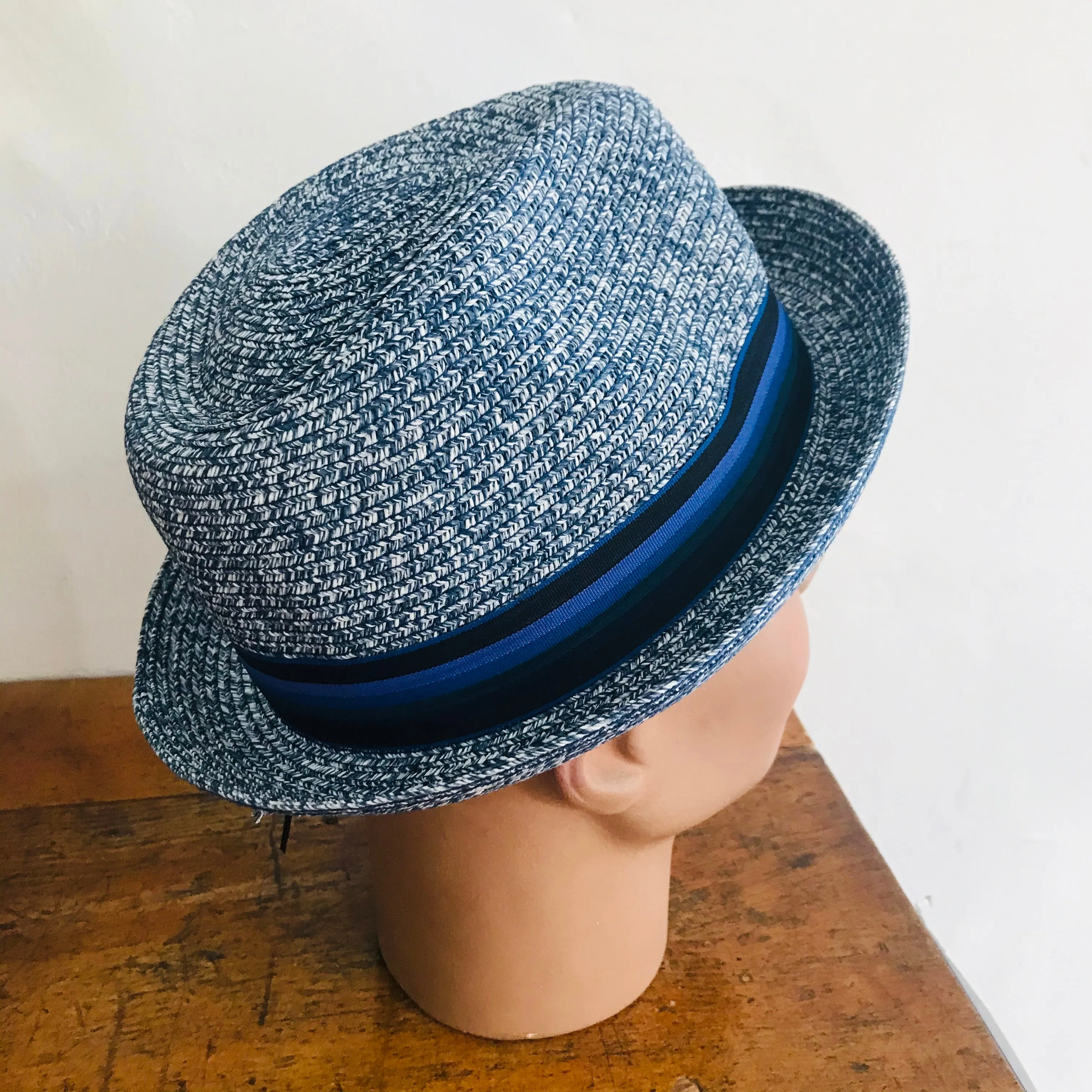 Carlisle - Trilby - Speckled Braid - Blue