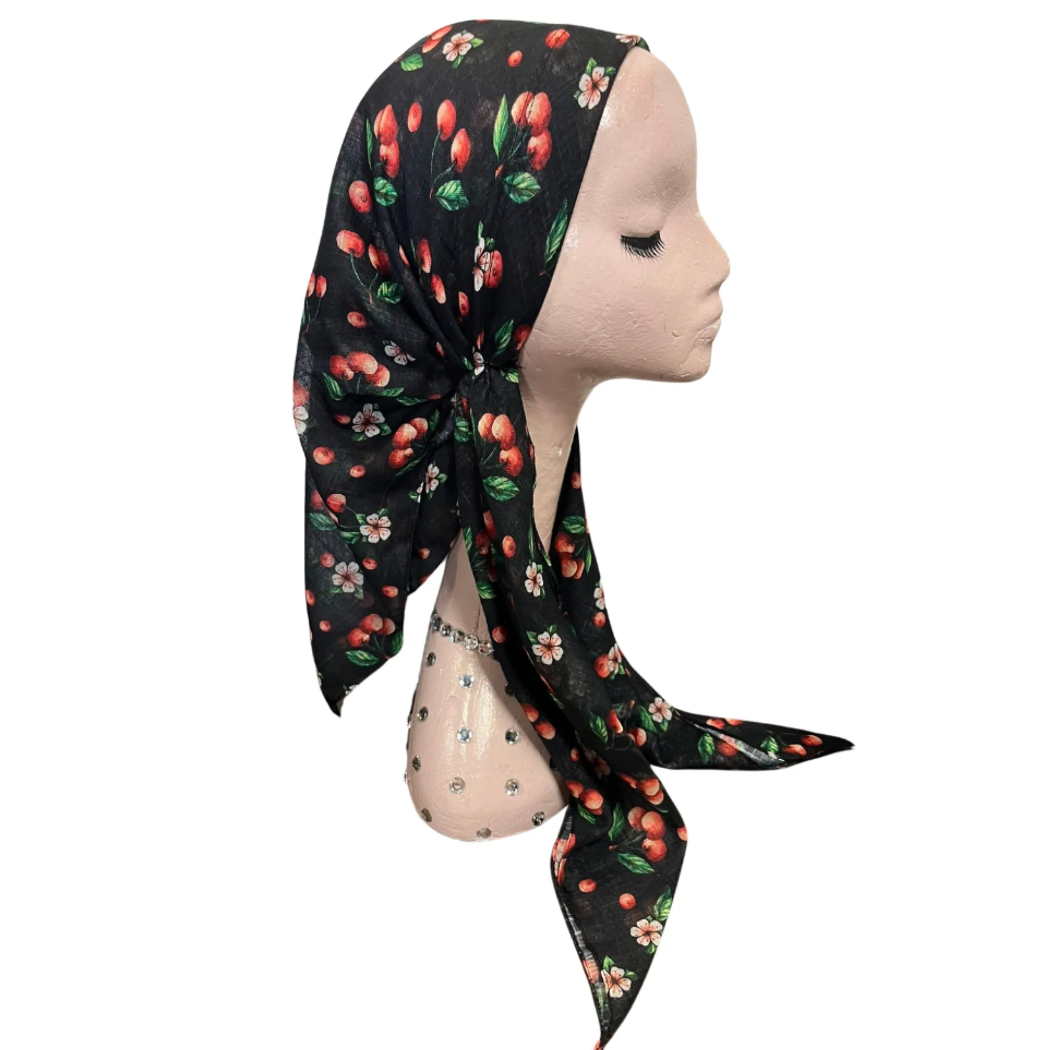 Cherries Headscarf by Itsyounique