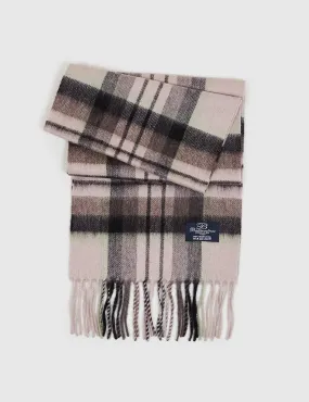 Clans of Scotland Ballantrae Lambs Wool Scarf - MacDuff Natural