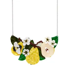 Compare the Pear Statement Necklace