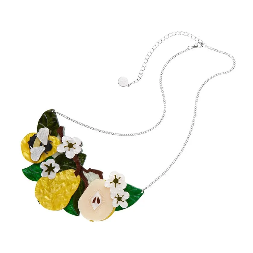 Compare the Pear Statement Necklace