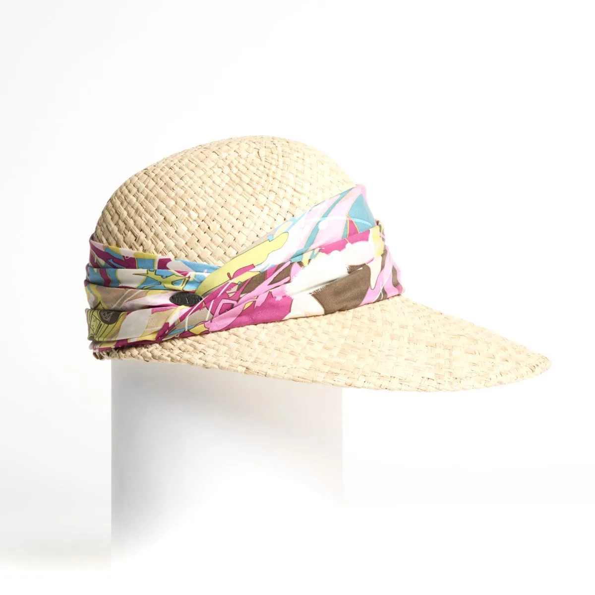 CORA - CAP WITH UPCYCLED SILK SCARF