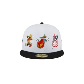 Court Culture Miami Mashup Vol. 2 Patch White Fitted Hat