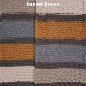 Cracker Scarf - Premium Australian Lambswool - Beaver Brown