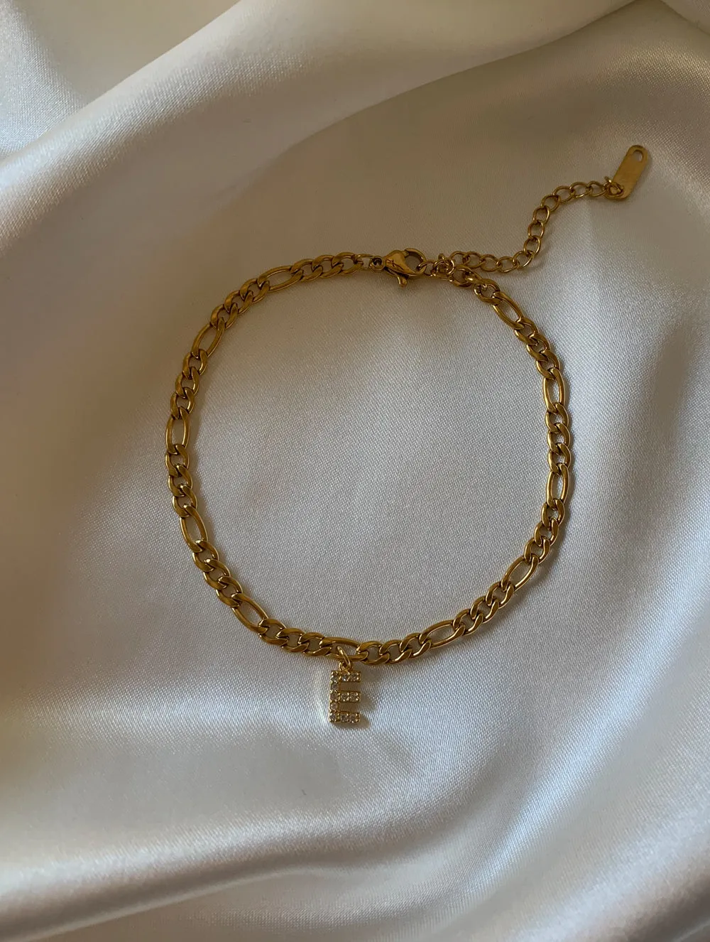 Custom Initial Anklet (Figaro)