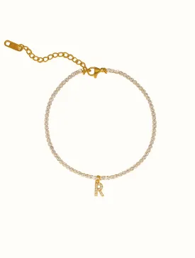 Custom Initial Tennis Anklet (TTA)