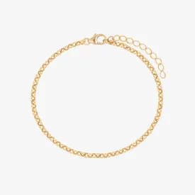 Dainty Rolo Chain Bracelet