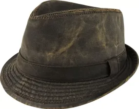 Distressed Trilby - Weathered Cotton - Brown