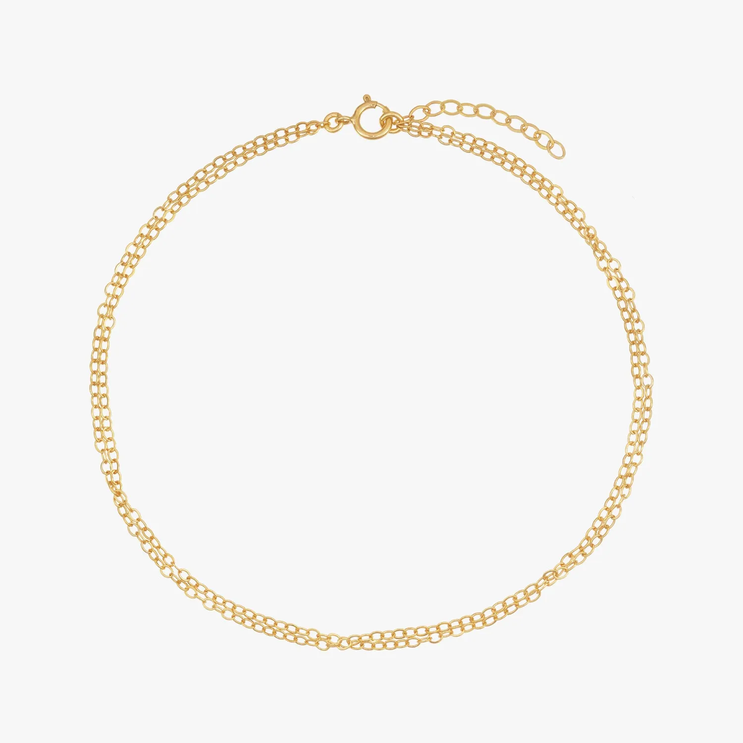 Double Chain Anklet