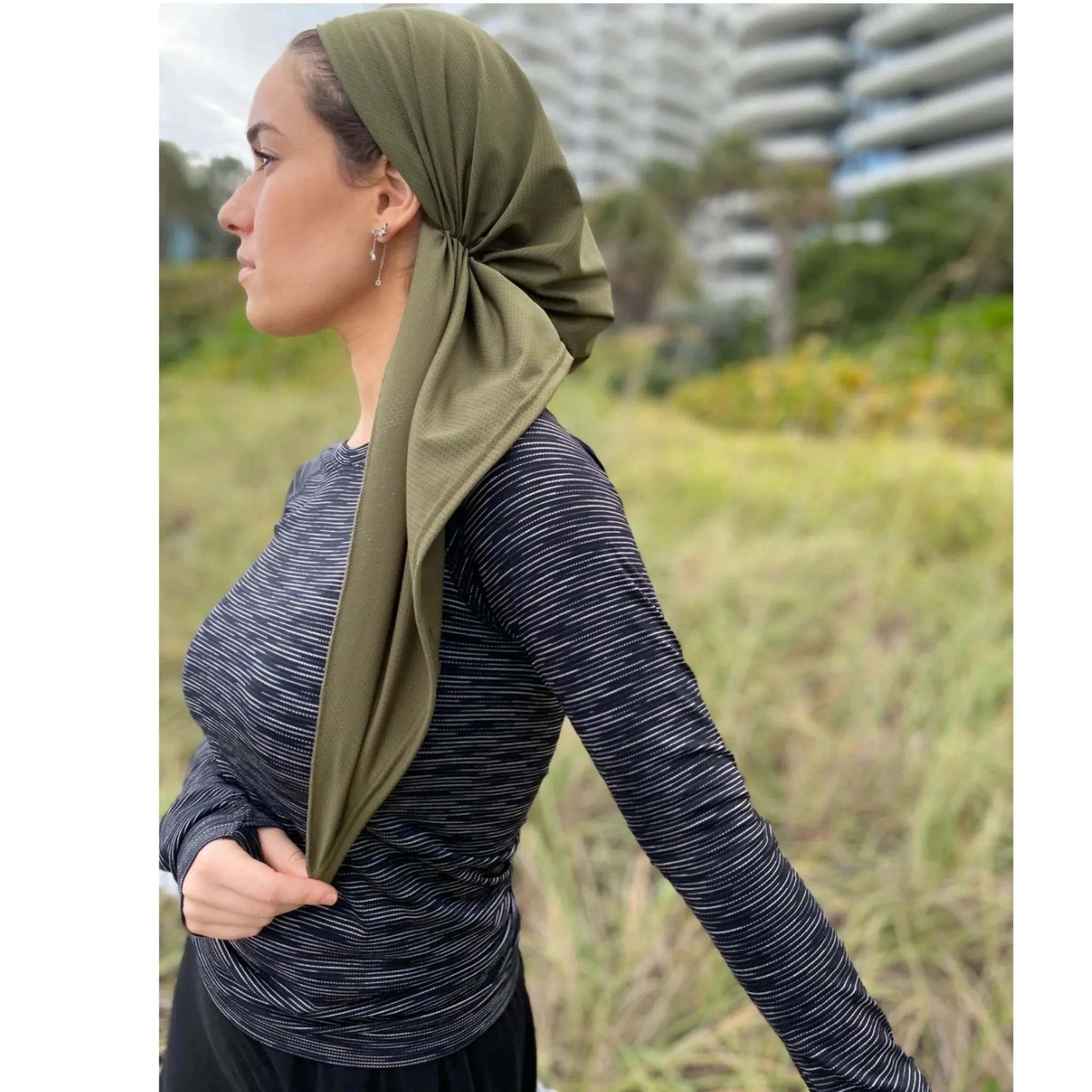 Dri Fit SB Headscarf: Olive