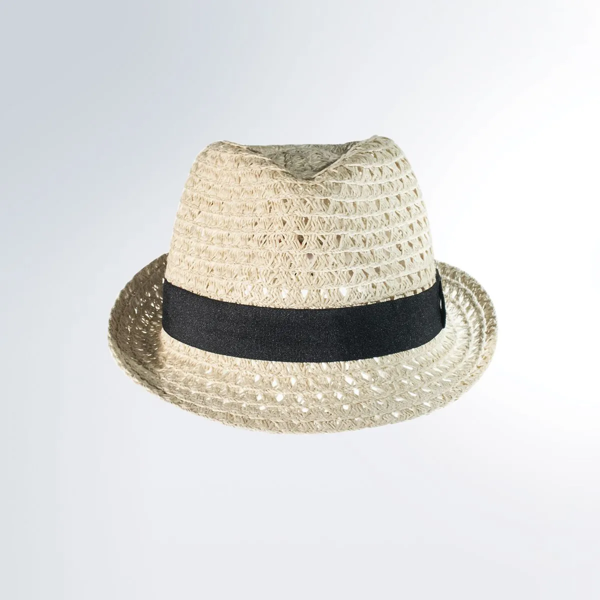 DUKESI FEDORA HAT IN PAPER STRAW