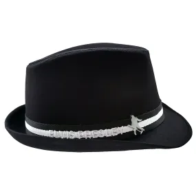 Elvis Presley Silhouette Pin Fedora