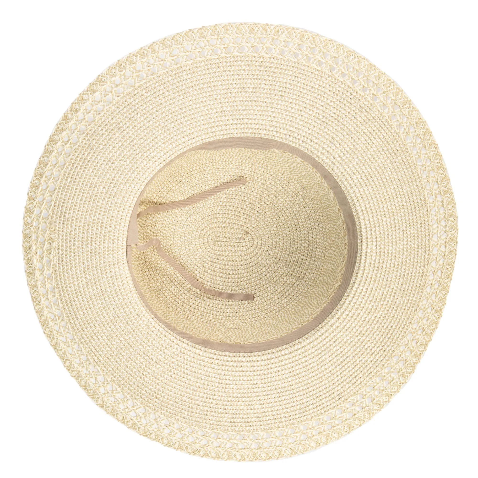 Everyday Sun Hat - Women's Sun Hat W/ Open Weave Stripes