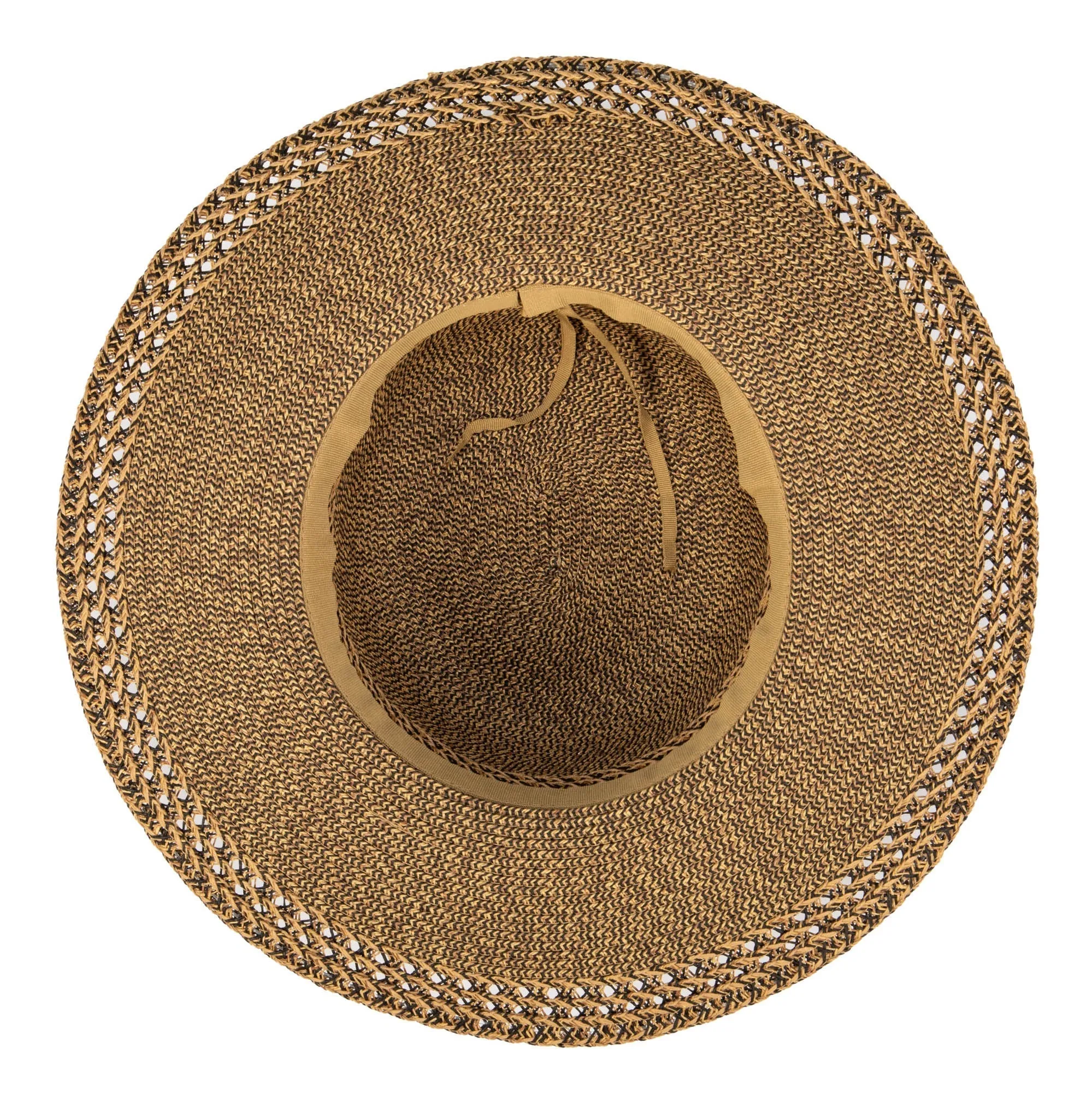 Everyday Sun Hat - Women's Sun Hat W/ Open Weave Stripes