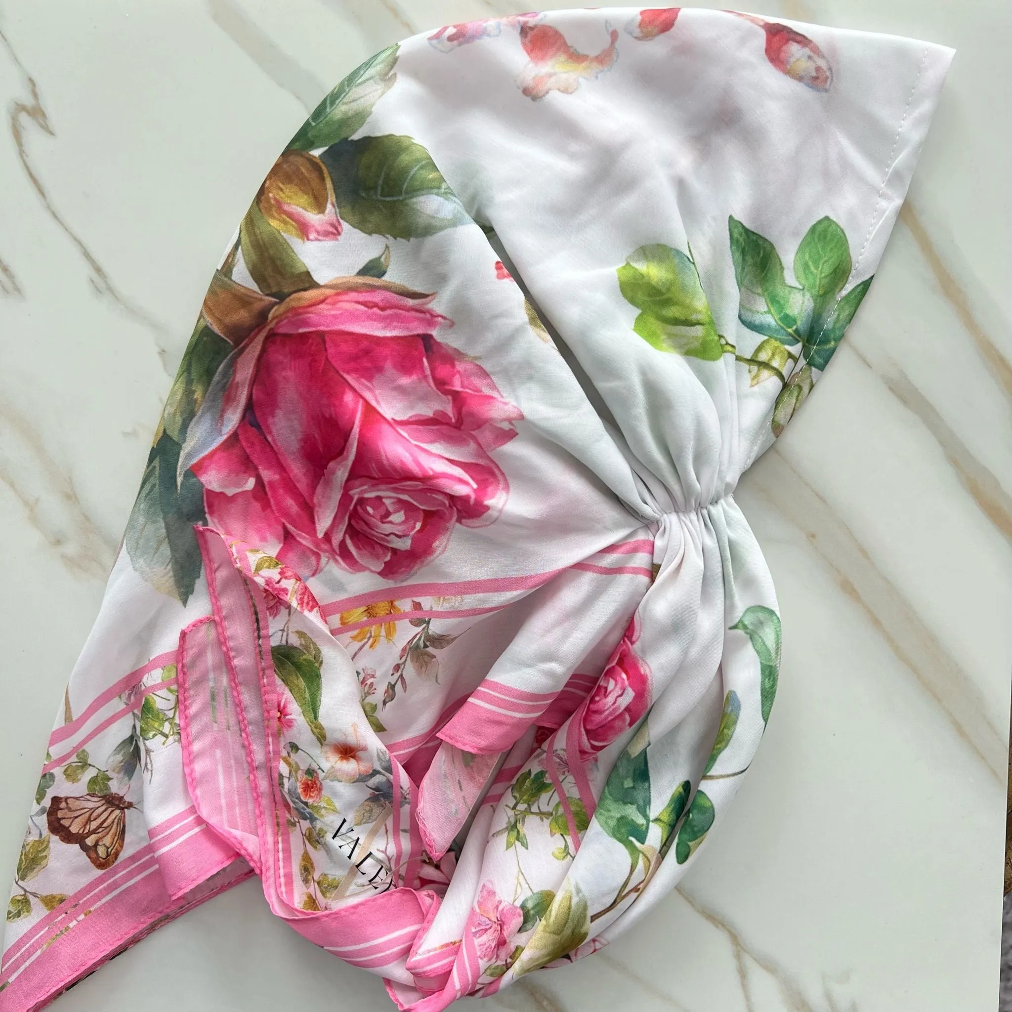 Floral Garden Headscarf by Valeri Many Styles