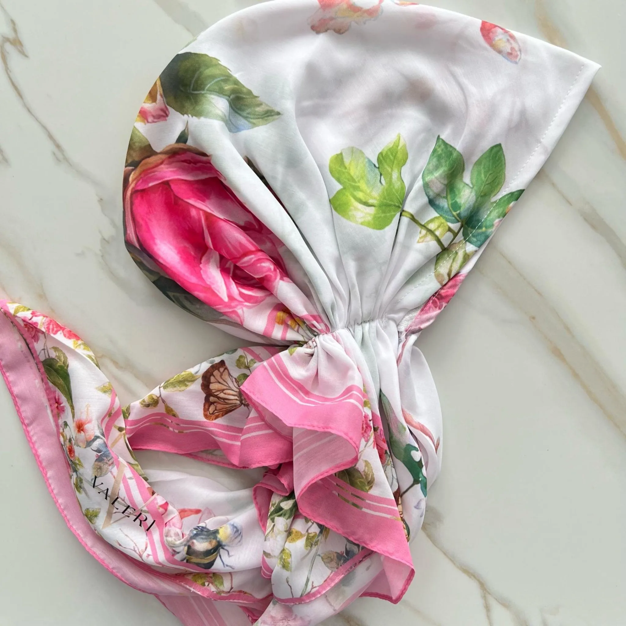 Floral Garden Headscarf by Valeri Many Styles