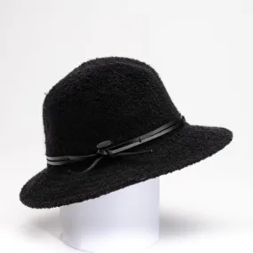 FLOY - TEXTURED FEDORA WITH LEATHER CORD