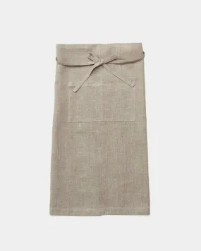 Garçon Apron: Natural with Stamp