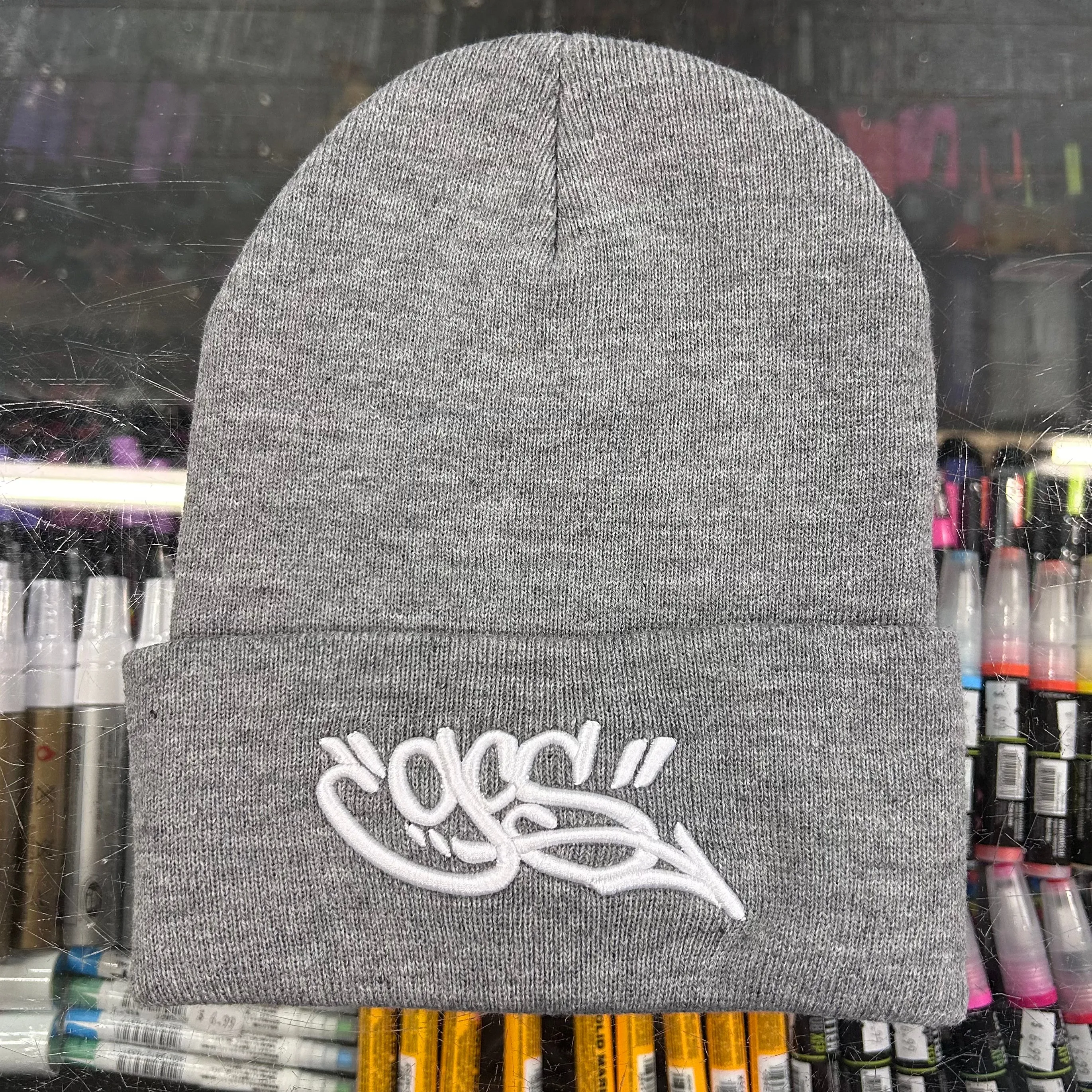 GCS Logo Beanie (ath grey/white)