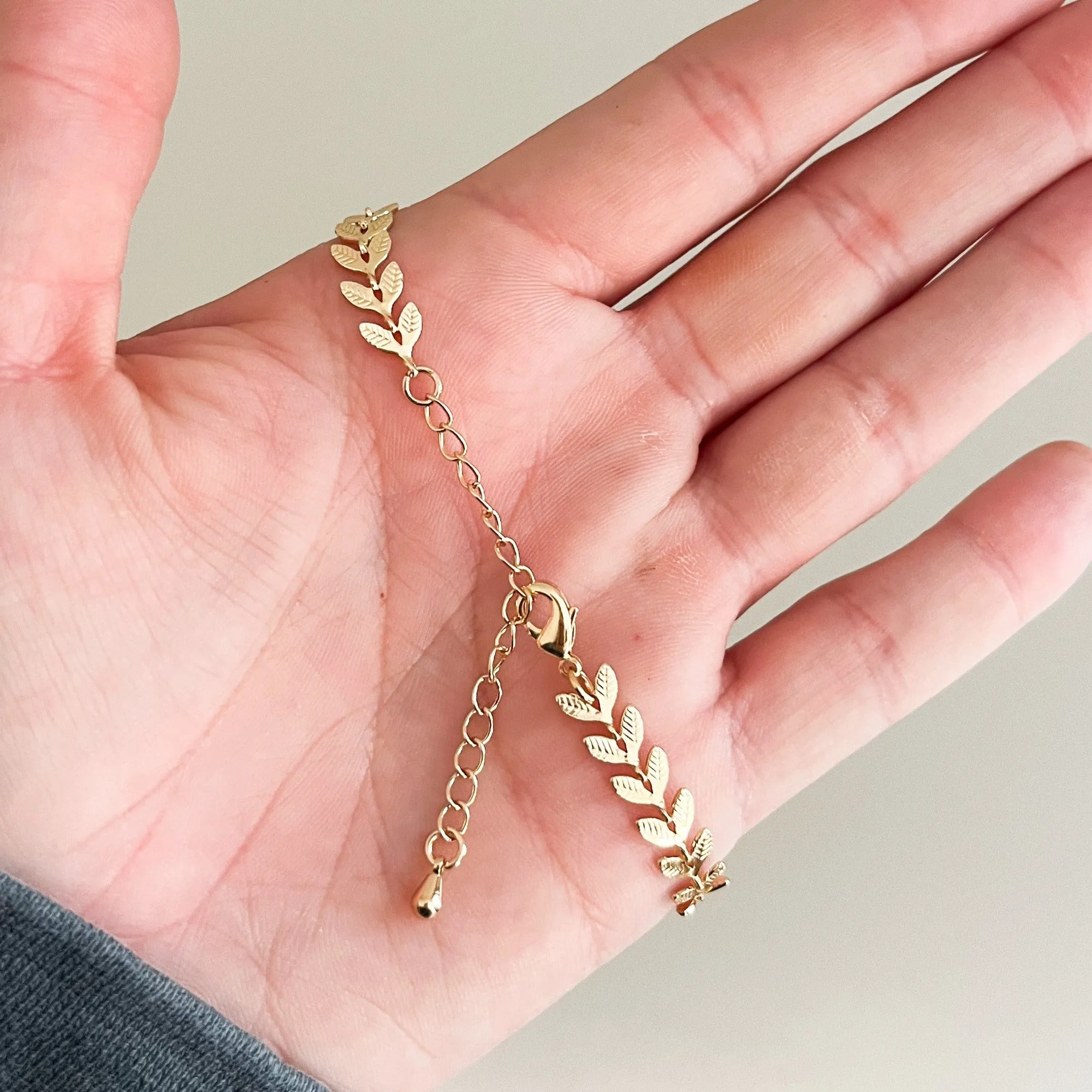 Golden Leaf Bracelet