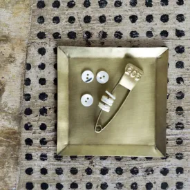 Handmade Brass Number Pins