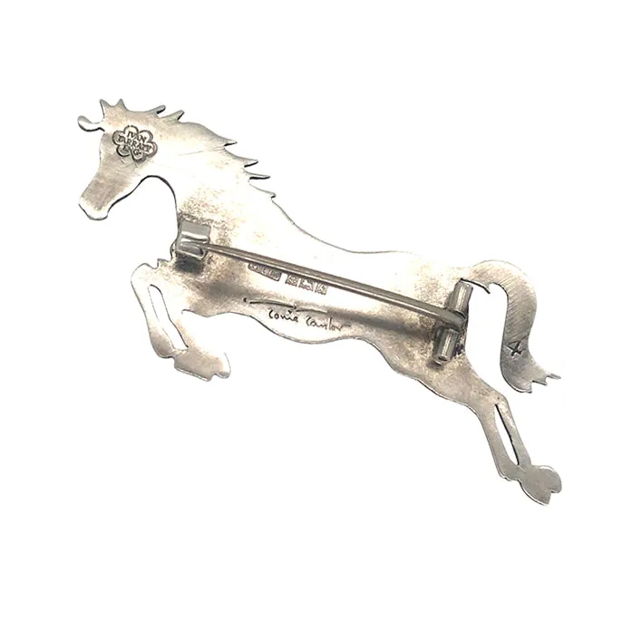 Jumping Horse Brooch