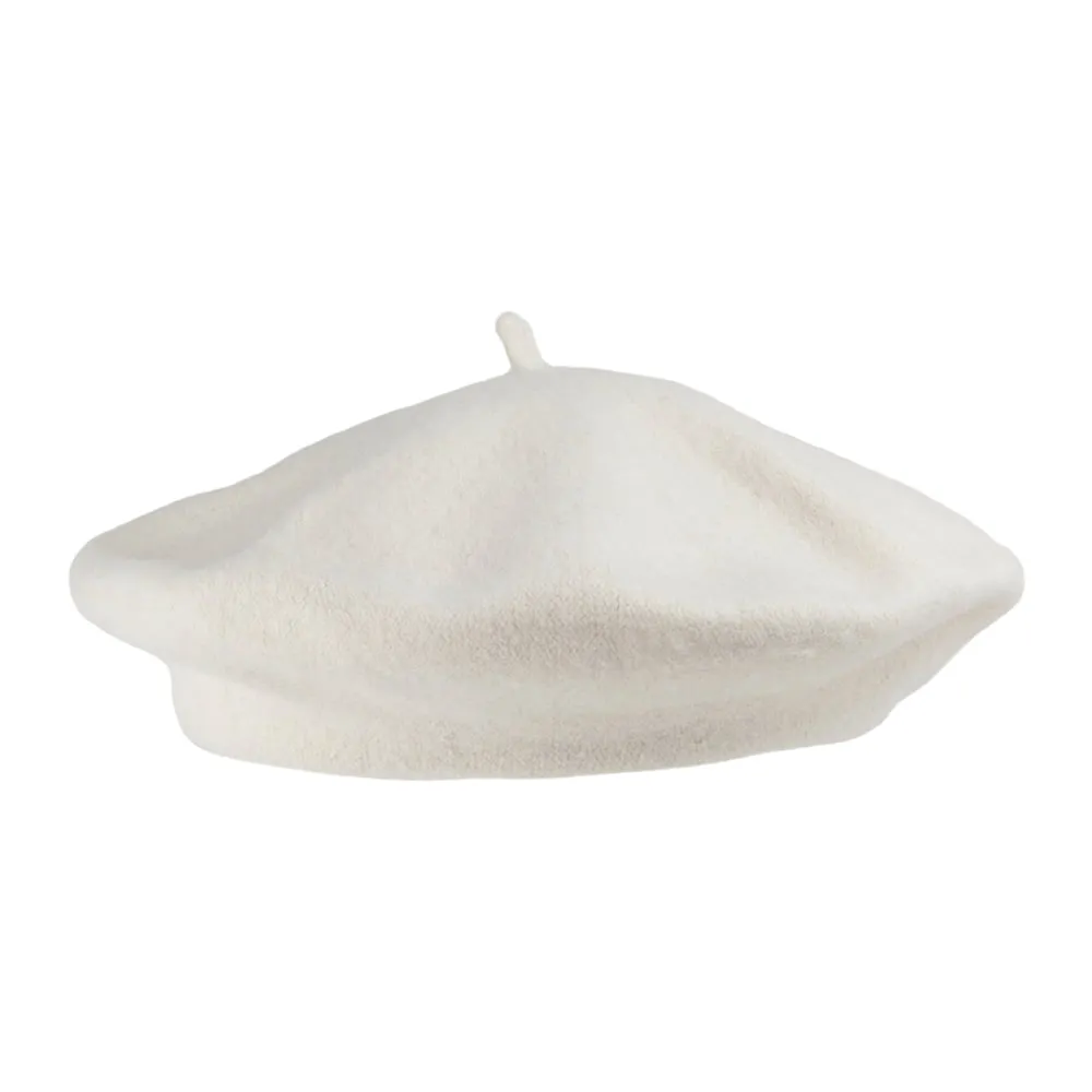 Kids Wool Beret - Off White