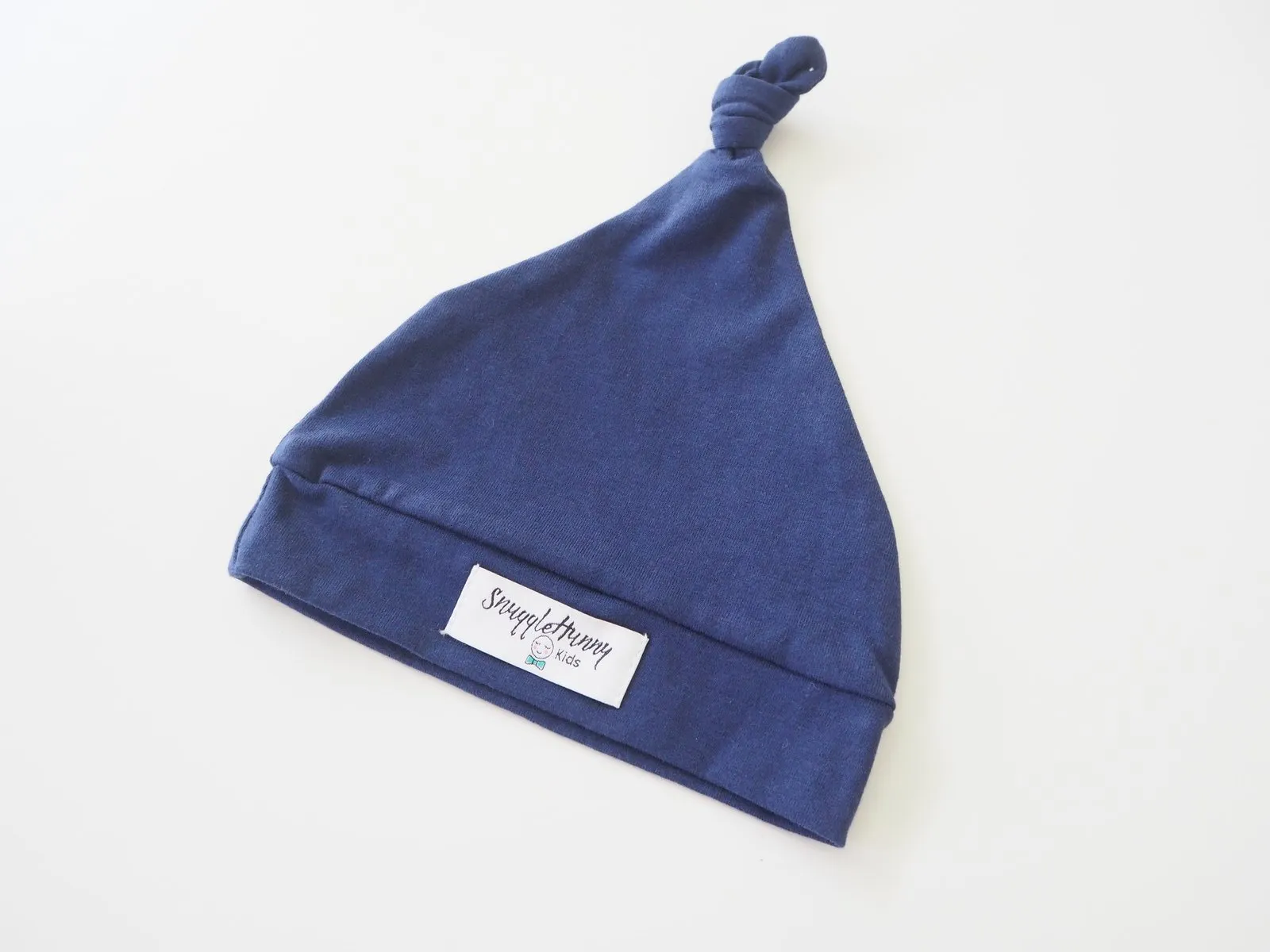 Knotted Beanie - Navy